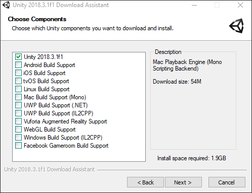 Unity Install
